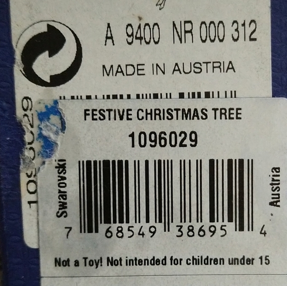 Swarovski Ornament Festive Christmas Tree - Picture 2 of 2